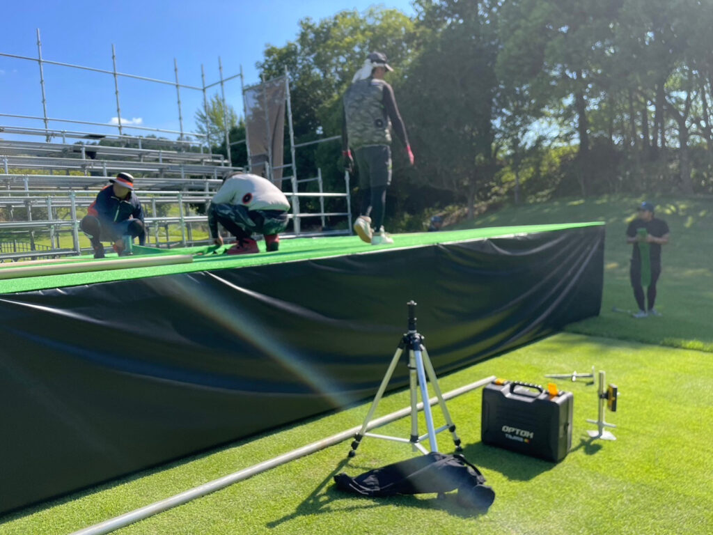 屋外イベント施工風景 10
